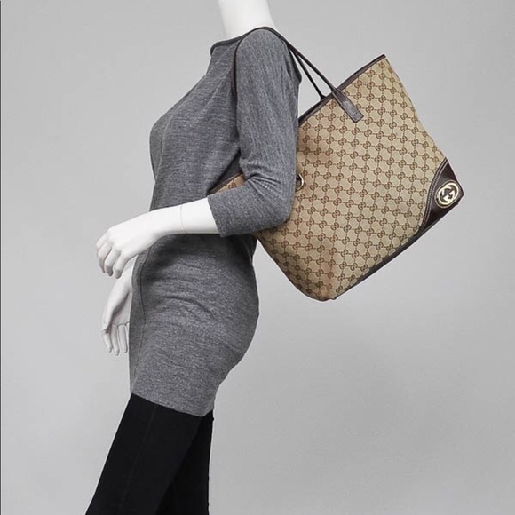 ⚡SOLD⚡⚡🛍GUCCI GG Canvas Britt Large Tote Bag - Picture 3 of 10